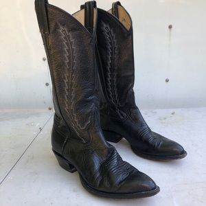 Ladies, black cowboy boots